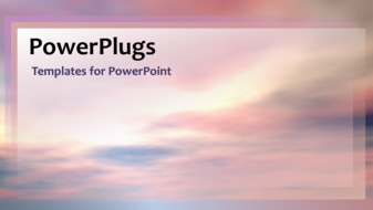 PowerPoint Template - Fresh air background